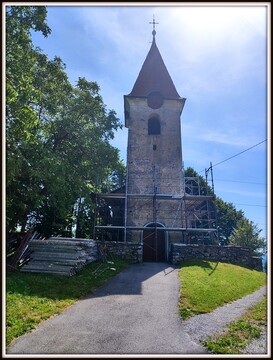 Cerkev sv. Lenarta  pred prenovo